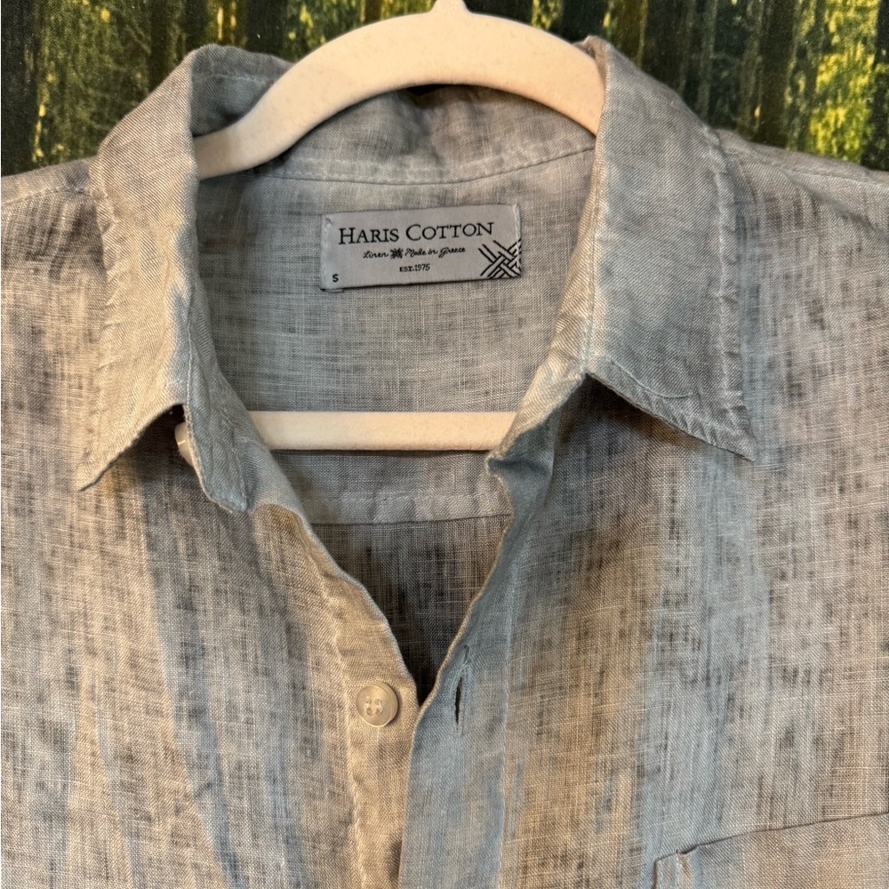 Men's Casual Gray Button Down Shirt - Picture 8 of 13